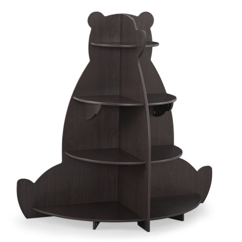 Delta Children Bear Bookcase - Greenguard Gold Certified, Crafted Walnut & Reviews | Wayfair