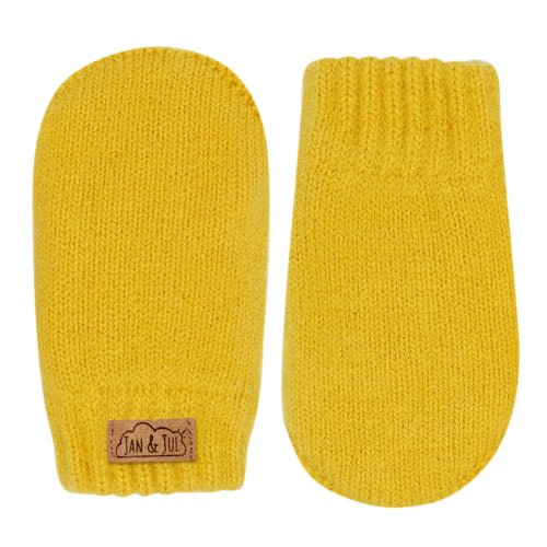 Kids Knit Mittens | Mustard for Babies & Toddlers | Jan & Jul. Size S