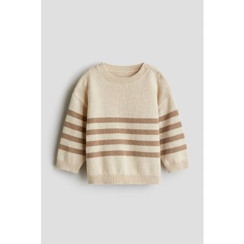 JACQUARD-KNIT COTTON SWEATER