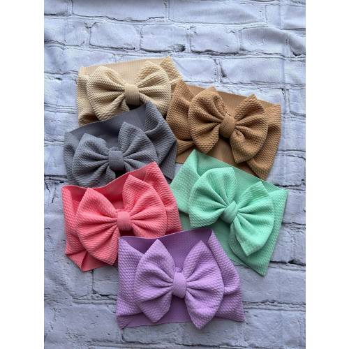 50 solid color baby headwrap bow, choose your color, toddler bow, kid's headband bow