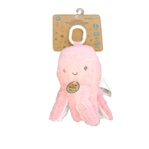Dream Gro Lullaby Travel Soother – Pink Octopus – The Sparkling Hostess