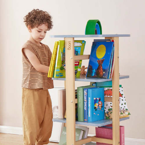 Tidy Rotating Bookshelf