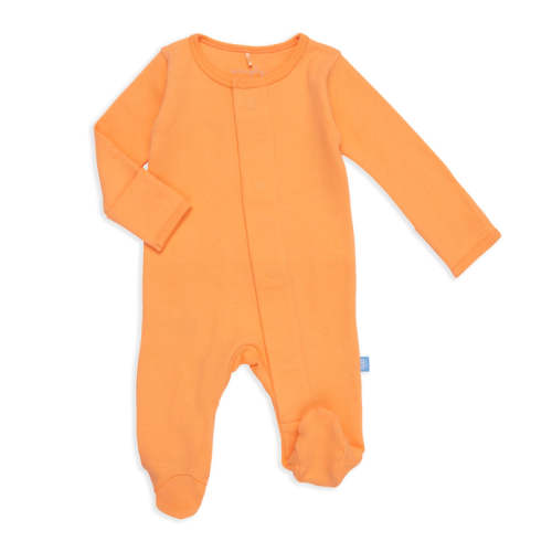 orange juice organic cotton magnetic footie