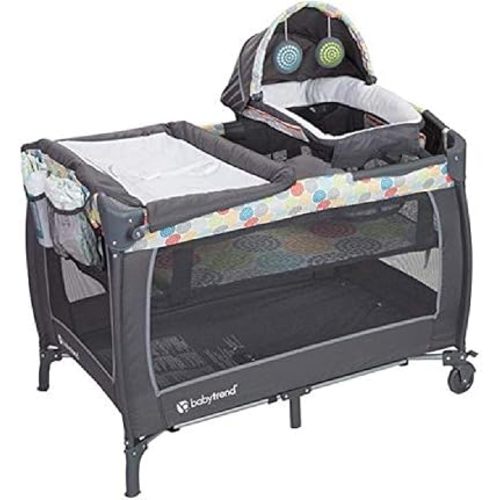 baby Trend Lil' Snooze™ Deluxe II Nursery Center® Playard, Funfetti