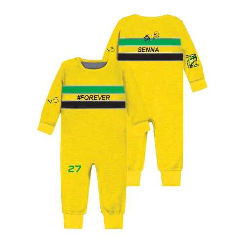 Ayrton Senna Baby Romper, f1 legendary Star Ayrton Senna BabySuit, Best Formula 1 Gift, Formula1 Child Gift, F1 baby Christmas,Birthday Gift