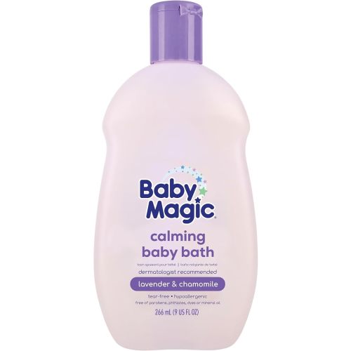 Baby Magic Calming Baby Bath |9oz | Lavender & Chamomile | Tear-Free, Free of Parabens, Phthalates, Sulfates and Dyes
