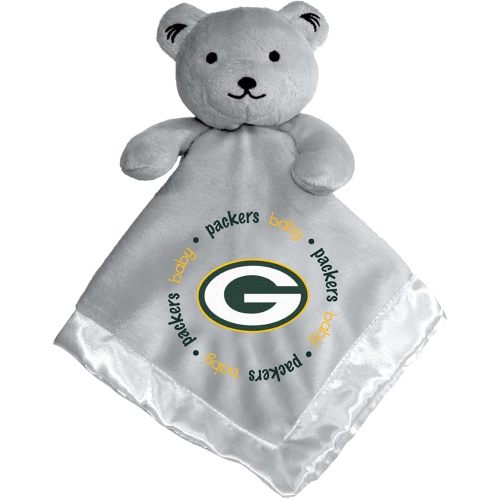 Baby Fanatic - NFL Baby Security Blanket Bear Snuggle Toy for Newborn Boy Girl Unisex Stuffed Animal Officially Licensed Green Bay Packers Football