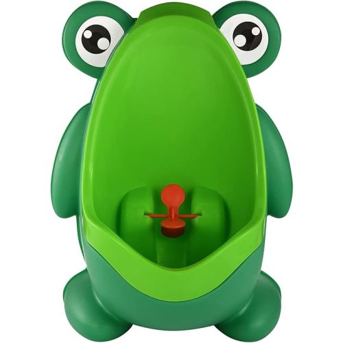 Potty Training Urinal for Boys Cute Whale with Funny Aiming Target - Green