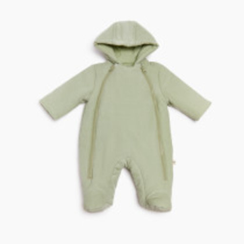Tiny Kind Corduroy Bunting Suit - Desert Sage, 3-6 M