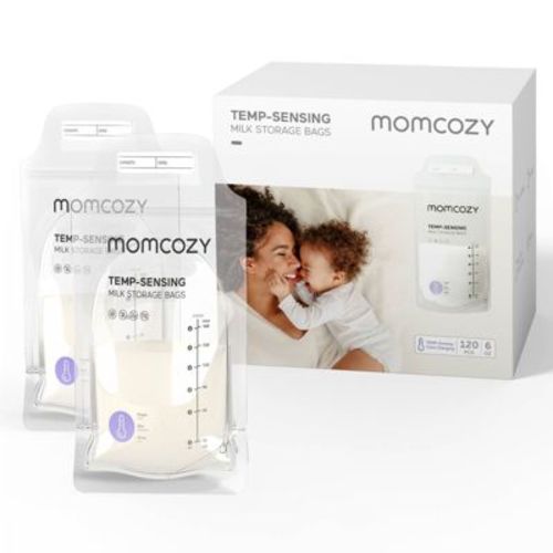 Momcozy Temp-sensing Breast Milk Storage Bags - 120ct