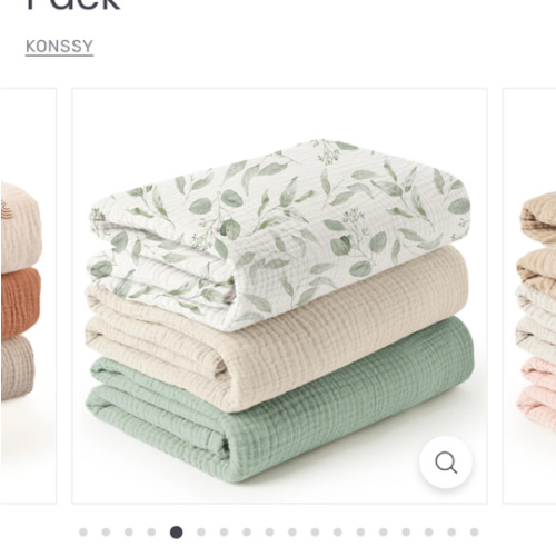 Baby Swaddle Blankets 3 Pack – KONSSY