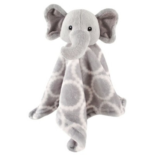 Hudson Baby Infant Animal Face Security Blanket, Elephant, One Size