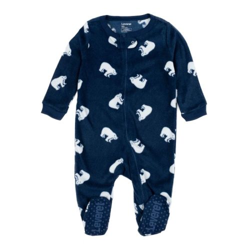 Leveret Footed Fleece Pajamas Polar Bear 18-24 Month