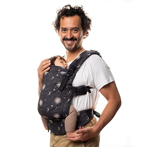 Boba X Baby Carrier - Newborn to Toddler Adjustable, 2-in-1 Convertible Front and Backpack Carrier 7 to 45 lbs, Ergonomic Baby Carrier with Crossable Straps (Cosmos)