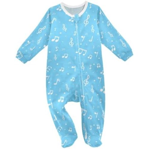 Dussdil Baby One-Piece Footies Newborn Rompers Pajamas Cotton Footed Pjs for Sleep Play Boys Girls
