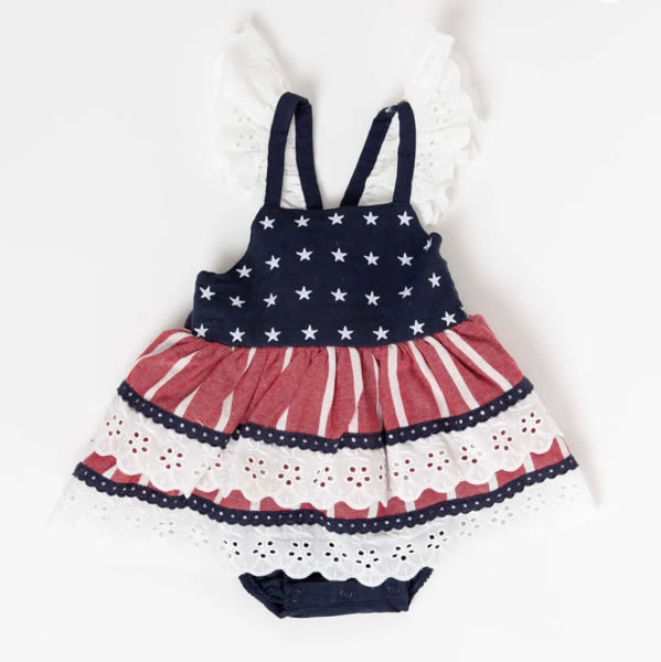 USA Tiered Ruffle Dress