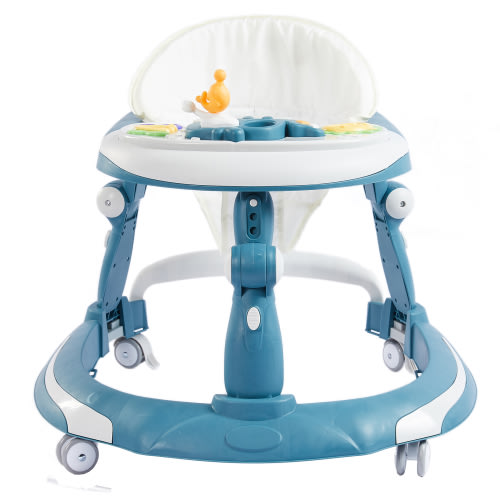 WWUIUIWW 3 in 1 Convertible Baby Walker, Adjustable Seat, Portable, Foldable, for Boys and Girls, 6-18 Months
