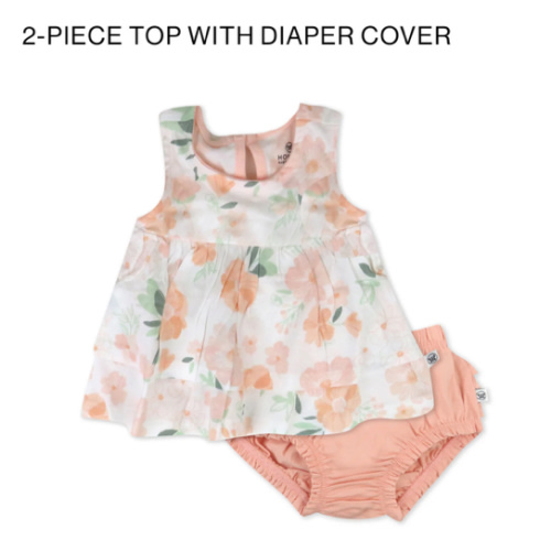 2-Piece Top with Diaper Cover | Honest Baby Clothing