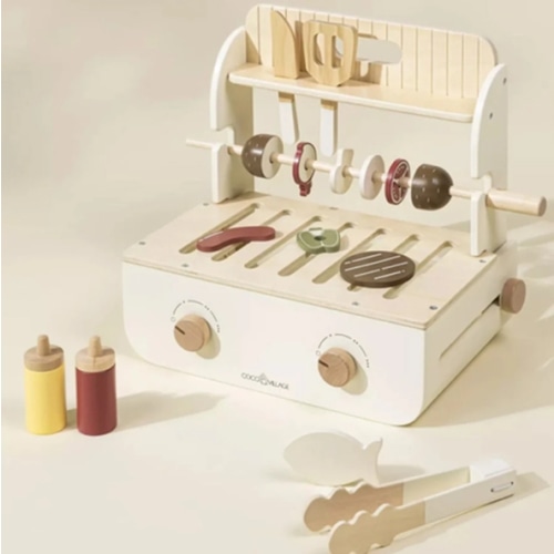 Wooden Barbecue Play Set
