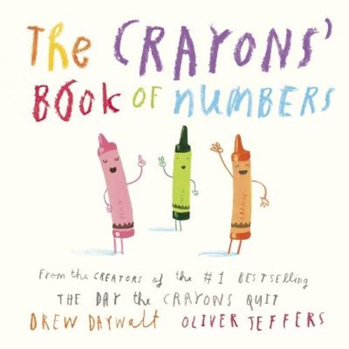 The Crayons' Book of Numbers - by Drew Daywalt (Board Book)
