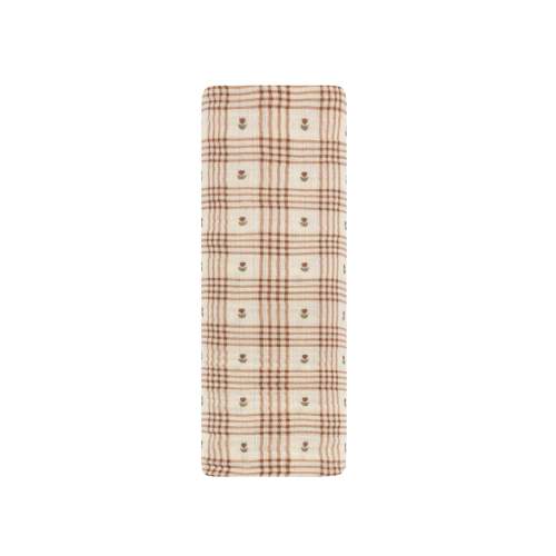 Cotton Floral Plaid Collection - Muslin Swaddle