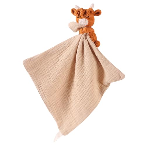 BBYP Lamb Luxury Snuggle Plush Animal Security Blanket Blanket Infant Nursery Character Blanket Luxury Snuggler Plush Baby Lovey Lamb
