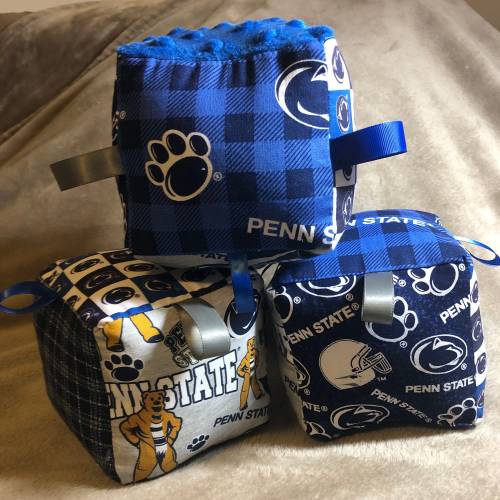 Penn State soft baby blocks