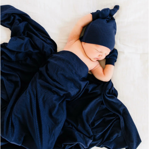 Hayden Ribbed Swaddle Blanket
