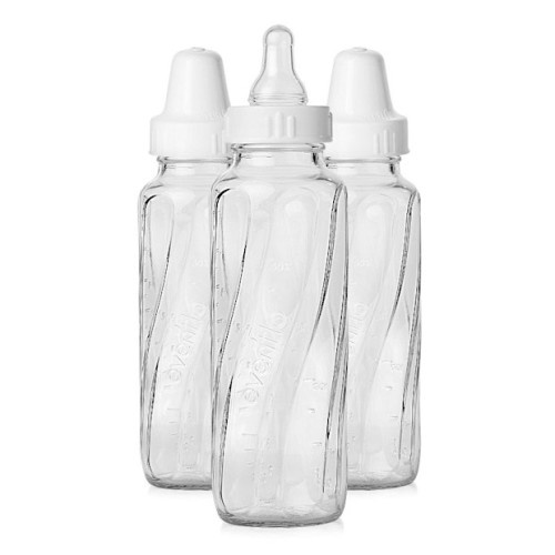 Evenflo Classic Glass Baby Bottle (3-Pack)