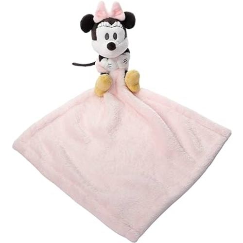 Lambs & Ivy Disney Baby Little Minnie Mouse Pink Lovey Plush Security Blanket