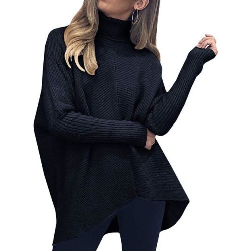 ANRABESS Womens Turtleneck Oversized Sweater