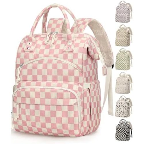 Corduroy Diaper Backpack for Mom,Travel Baby Diaper Bag for Grirls&Boys