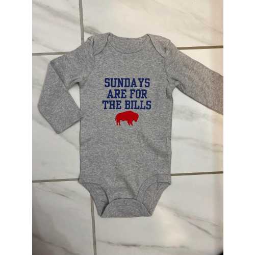 Buffalo Onesie, Buffalo Sunday Onesie, Sundays are for, Buffalo Football Onesie, Buffalo Baby,