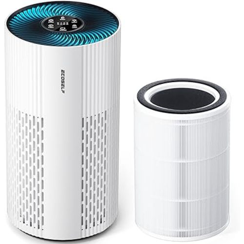 Air Purifiers for Home Large Room Cover Up to 1500 Ft² HAP604 & Air Purifier Replacement Filter, 1 Pack
