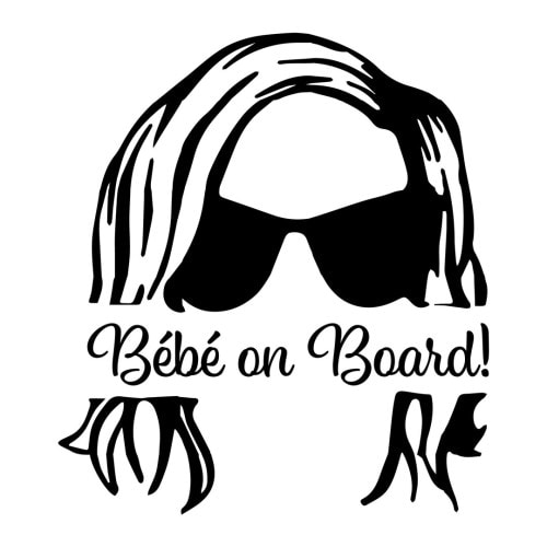 Bebe on Board Vinyl Decal