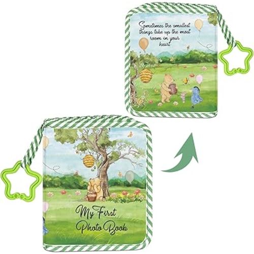Inspirational My First Photo Book, Winnie Photo Album, My First Family Photo Album, Pooh Family Photo Book, Toddler photo album, Winnie Baby Shower Memory Birthday Gifts for Baby 5.5 x 7 inch