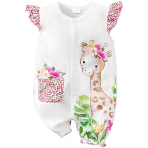 Newborn Baby Girl Clothes Summer Outfits Infant Rompers Jumpsuits Bodysuit Cute Infant Baby Clothes Girl