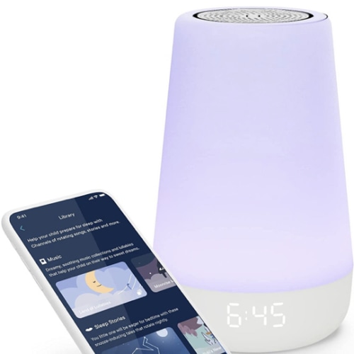 Hatch Rest Baby Sound Machine, Night Light | 2nd Gen | Sleep Trainer, Time-to-Rise Alarm Clock, White Noise Soother, Music & Stories for Nursery, Toddler & Kids Bedroom (Wi-Fi)