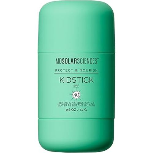 MDSolarSciences Mineral KidStick SPF 40 | Gentle Sunscreen Stick for Kids | Zinc Oxide, Vitamins C & E | Easy Glide On, Broad-Spectrum, Fragrance-Free, Mess-Free Sun Protection | 0.6 oz