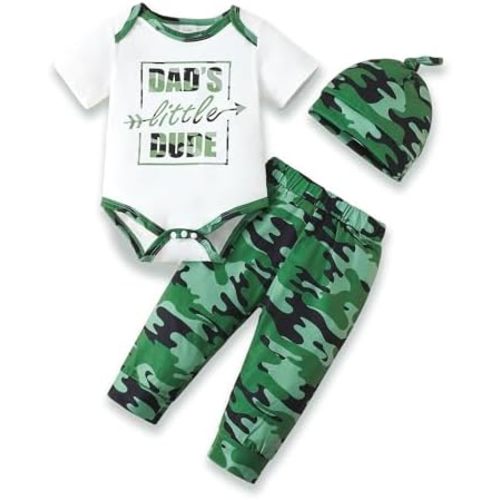 NZRVAWS Newborn Baby Boy Clothes Outfits Letter Prined Romper Pants Set Infant Baby Boy Clothing 0 3 6 9 12 18 Months