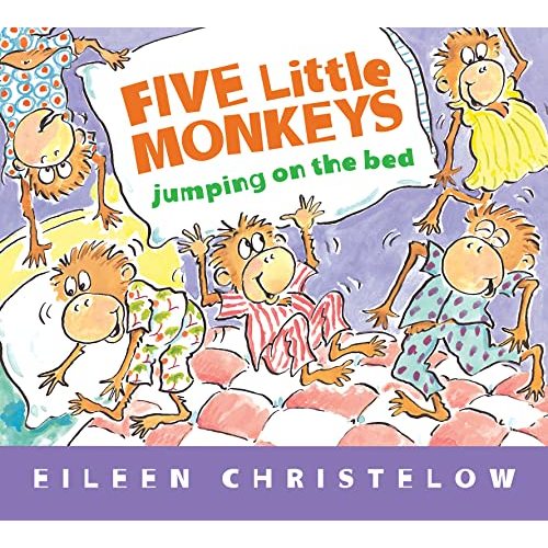 Five Little Monkeys Jumping on the Bed Padded Board Book (A Five Little Monkeys Story)