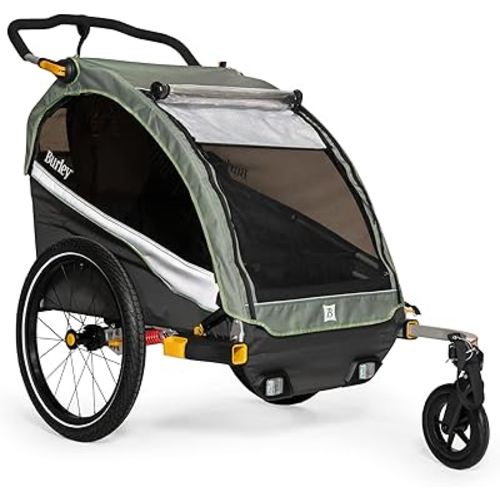 Burley D’Lite X, 1 and 2 Seat Kid Bike Trailer & Stroller