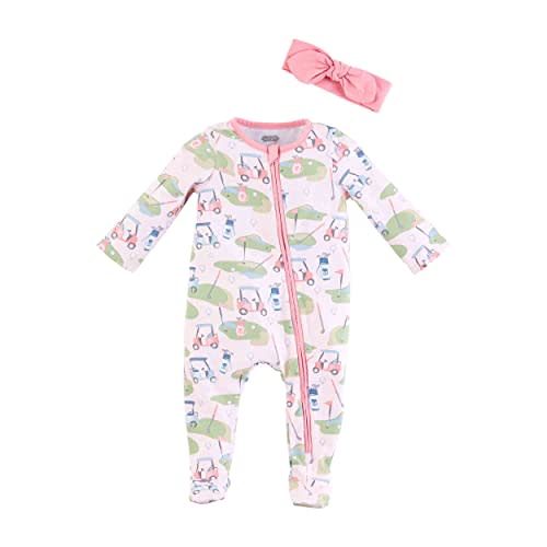 Mud Pie Baby Girl Sleeper & Headband Set