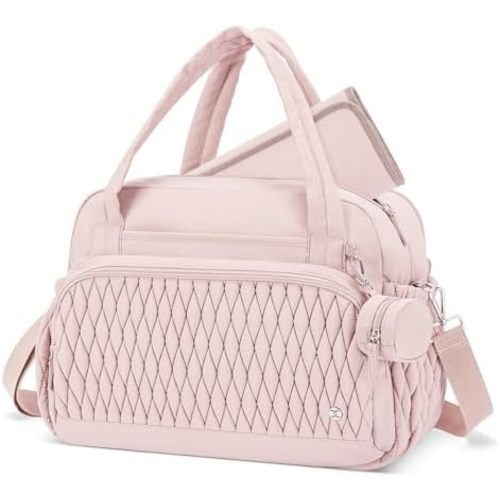 Telena Diaper Bag Tote, Travel Diaper Bag Crossbody Hospital Bag for Women Labor Delivery Baby Diaper Bag with Pacifier Case