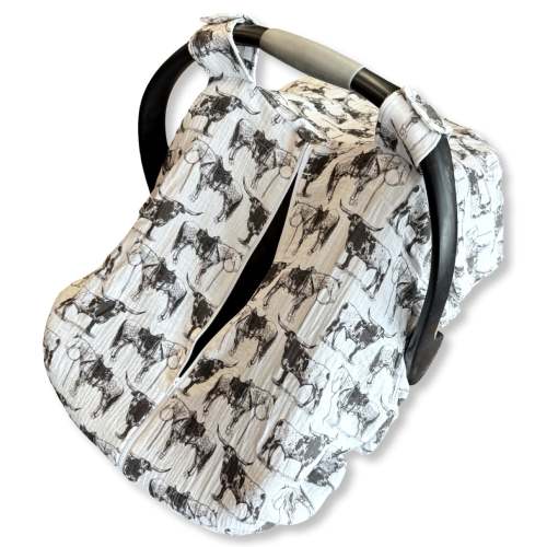 High Plains Muslin Car Seat Cover