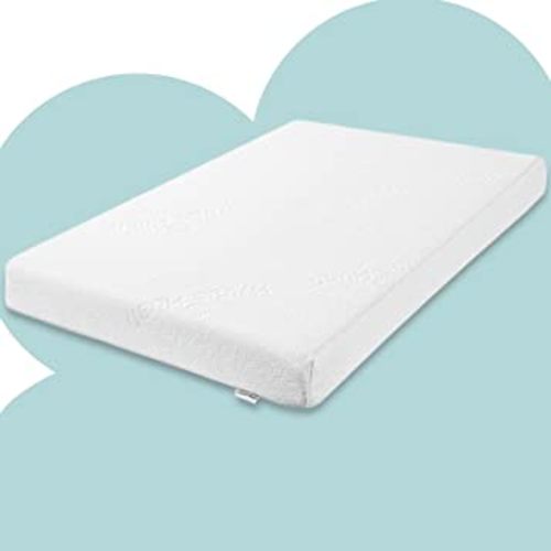 Hygge Hush Pack n Play Mattresses, Pack and Play Mattress Pad, Playard Mattress Memory Foam, Portable Toddlers Mattress Firmness Featuring Soft Removable Washable Outer Cover