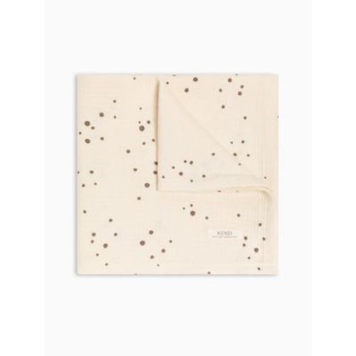 Colored Organics Muslin Swaddle Blanket Ace Polka / Taupe one size