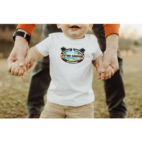 Survivor Infant Bodysuit Infant Shirt Future Survivor, Outplay Outgrow Outlearn