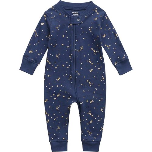 Owlivia Organic Cotton Baby Boy Girl Zip up Sleep N Play, Footless, Long Sleeve