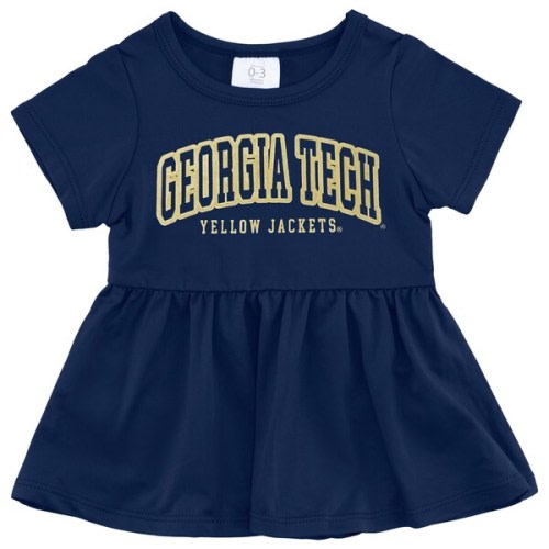 Youth MINIU Ast Georgia Tech Yellow Jackets Onesie Dress